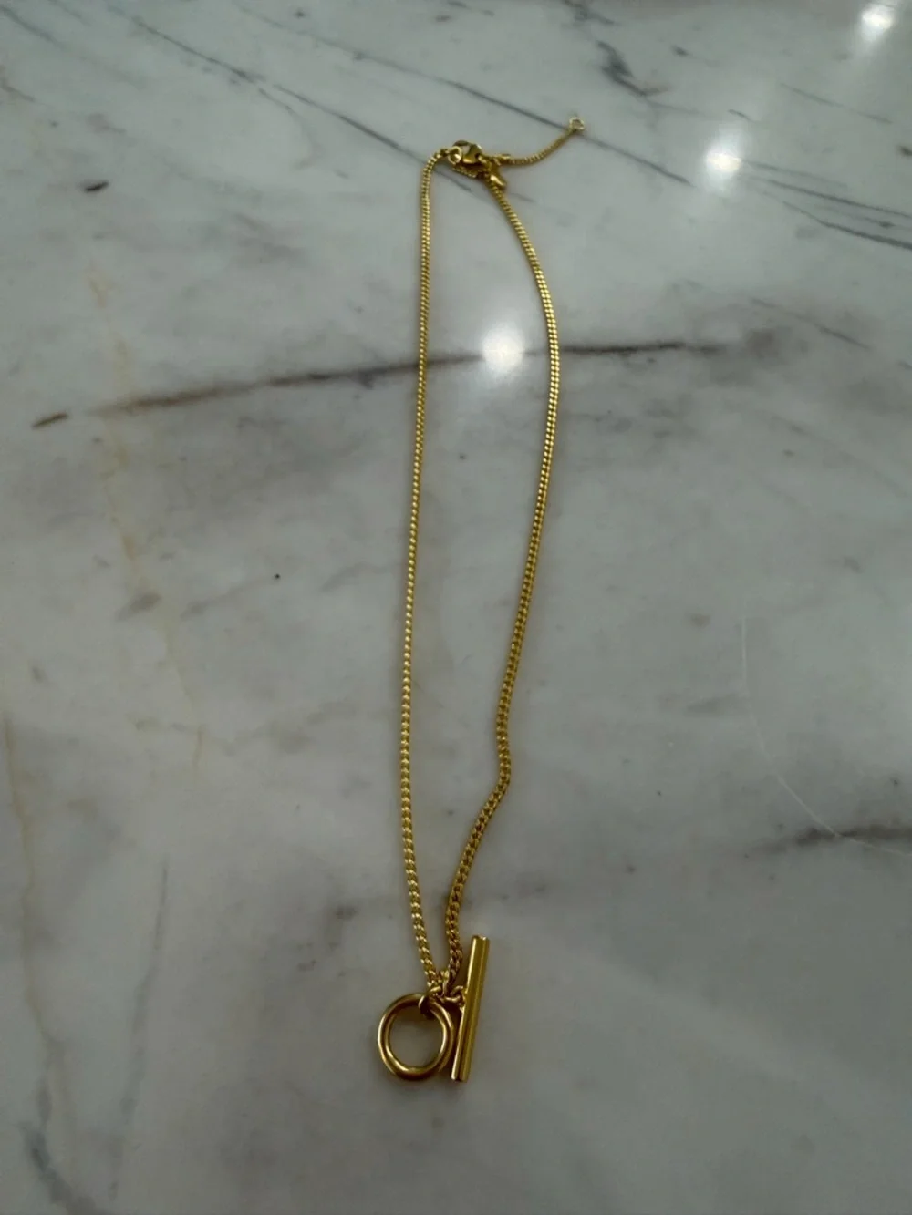 Madewell Toggle Chain Necklace Set - Picture 5 of 9